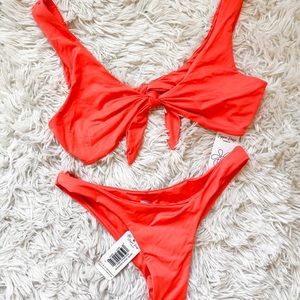 Dippin Daisy Orange Bikini